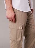 Kaki Pantaloni Cargo Cu Croiala Skinny Ripstop  Barbati