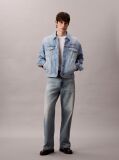 Denim Chain Stitch Logo 90s Trucker Jacket  Men