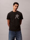 Negru Tricou Cu Maneca Scurta  Barbati