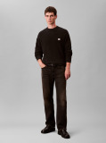 Black Waffle Cotton Monogram Jumper  Men