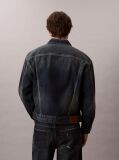 Denim Jacheta Denim Stil Anii 90  Barbati