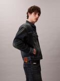 Denim Jacheta Denim Stil Anii 90  Barbati