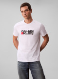 White Short Sleeve Redbox Graphic T-Shirt  Men
