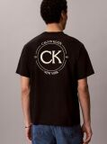 Negru Tricou Cu Logo Brodat  Barbati