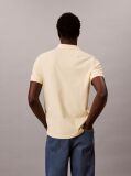 Yellow Cotton Piqué Open Collar Polo Shirt  Men