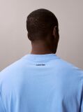 Albastru Tricou Cu Emblema Varsity  Barbati