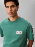 Green Varsity Badge T-shirt  Men
