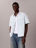 Denim Boxy Denim Short Sleeve Shirt  Men
