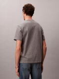 Gri Tricou Cu Logo NYC Brodat   Barbati