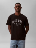 Black Embroidered NYC Logo T-shirt  Men