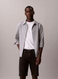Negru Pantaloni Scurti Slim Din Denim  Barbati