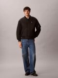 Negru Jacheta Bomber Din Nylon  Barbati