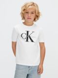 Alb Tricou Pentru Copii Cu Logo  Copii Unisex