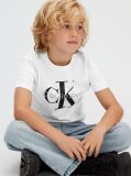 Alb Tricou Pentru Copii Cu Logo  Copii Unisex