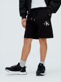 Negru Pantaloni Scurti Jogging Relaxati Pentru Copii  Copii Unisex