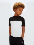 Negru Tricou Colourblock  Baieti