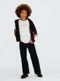 Alb Tricou Cu Logo  Fete