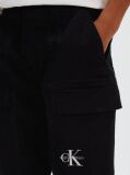 Negru Pantaloni Jogger Cargo Din Material Tesut  Baieti