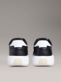 Black Leather Runner Trainers  Women