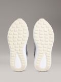 Black Leather Runner Trainers  Women