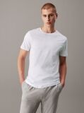 Alb Set 3 Tricouri Cu Guler Rotund – Cotton Classics  Barbati