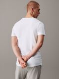 Alb Set 3 Tricouri Cu Guler Rotund – Cotton Classics  Barbati