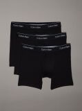 Negru Set 3 Boxeri Tip Slip – Icon Cotton Stretch  Barbati
