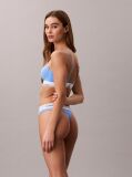 Albastru Chiloti Tanga – Icon Cotton Modal  Femei