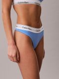 Albastru Chiloti Tanga – Icon Cotton Modal  Femei
