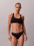 Negru Chiloti Tanga – Icon Cotton Modal  Femei