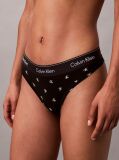 Negru Chiloti Tanga – Icon Cotton Modal  Femei