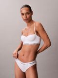 Alb Sutien Balconette Cu Banda Larga - Icon Cotton Modal  Femei