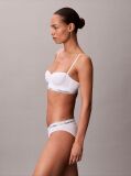 Alb Sutien Balconette Cu Banda Larga - Icon Cotton Modal  Femei