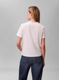 White Tonal Logo Classic T-Shirt  Women