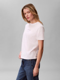 White Tonal Logo Classic T-Shirt  Women