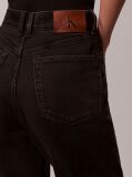 Negru Blugi Stil Tapered Cu Talie Inalta  Femei