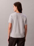 Gri Tricou Clasic Cu Logo Grafic Shine Monologo  Femei