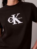 Negru Tricou Clasic Cu Logo Grafic Shine Monologo  Femei