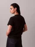 Negru Tricou Clasic Cu Logo Grafic Shine Monologo  Femei