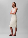 Gri Rochie Mini Fara Maneci Cu Structura Ripata  Femei