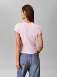 Roz Tricou Baby Fit  Femei