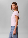 Roz Tricou Baby Fit  Femei