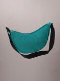 Verde Geanta Tip Banana Crossbody Din Material Textil Cu Logo Grafic  Barbati