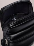 Negru Geanta Sling Cu Bareta Textila Cu Logo Monogram  Barbati