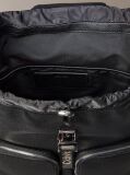 Negru Rucsac Cu Clapeta Si Bareta Cu Logo  Femei
