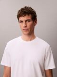 Alb Tricou Din Bumbac Pima  Barbati