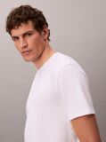 Alb Tricou Din Bumbac Pima  Barbati