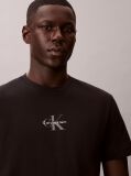 Black Monogram Logo T-shirt  Men