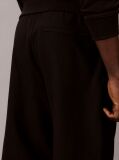 Negru Joggeri Din Premium Fleece  Barbati