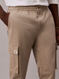 Kaki Pantaloni Cargo Skinny Din Twill  Barbati